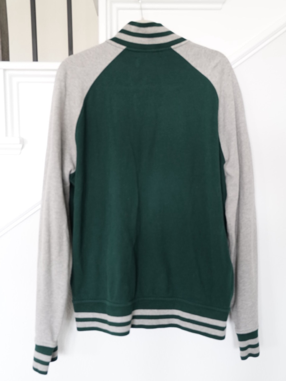 Polo Ralph Lauren Varsity Track Jacket Green Gray Full Zip Men’s XL - Picture 3 of 3